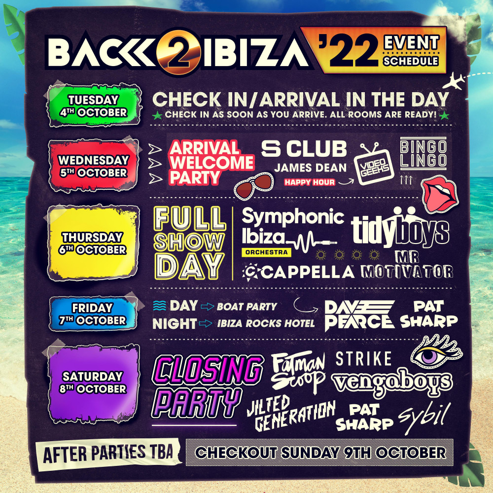 Back 2 Ibiza 2022 at Ibiza Rocks Hotel 